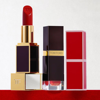 汤姆.福特（TOM FORD）全黑管水感缎光TF口红16经典正红唇膏女朋友 TF51#Afternoon delight 日落