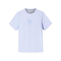  ANTA/安踏 冰丝 女士运动短袖  蝶翼蓝-2