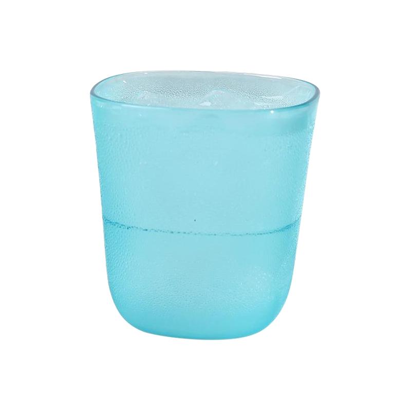 Tupperware特百惠相伴晶莹小杯230ml食品级耐高温塑料便携防摔方形直饮水杯