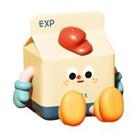 egogo 牛奶盒小夜灯卧室床头氛围感硅胶送男女友闺蜜圣诞