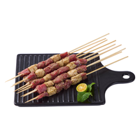 鲜京采 内蒙古孜然羊肉串1kg （50串）鲜冻羊肉串 BBQ烧烤食材