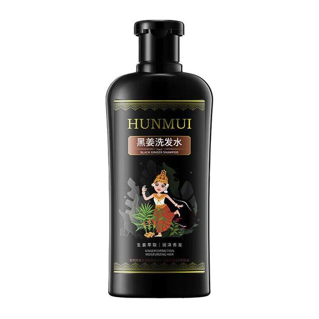 HUNMUI何首乌黑灵芝黑姜洗发水 400ml*1瓶
