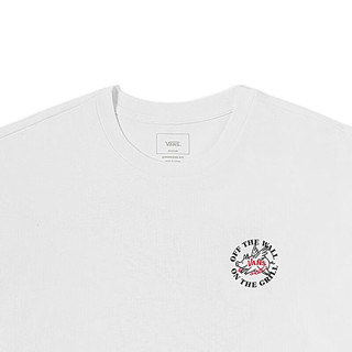  VANS/范斯 小猪印花 短袖T恤  白色 L