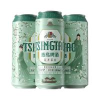88VIP：青岛啤酒 茉莉白啤500ml*3罐