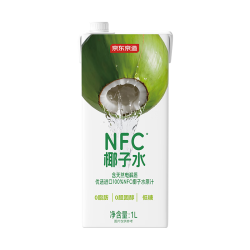 京东京造 天然电解质 椰子水  100%NFC椰子水1L单盒 1盒×1 1000