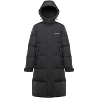 波司登（BOSIDENG）秋冬休闲羽绒服男款90绒舒适百搭长款宽松连帽保暖外套B00145171E 暗雾灰8213 180/96A 体重约140-160斤