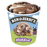 BEN & JERRY'S巧克力焦糖棉花糖冰淇淋465ml 本杰瑞 冰淇淋 雪糕
