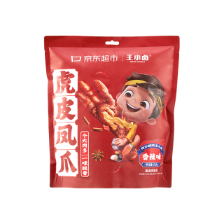 王小卤虎皮凤爪 黑鸭味 68g 独立包装