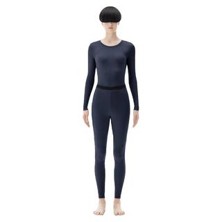 蕉内热皮3系保暖内衣套装男女士秋冬季棉质打底衣抗菌透气秋衣秋裤 藏蓝 XL