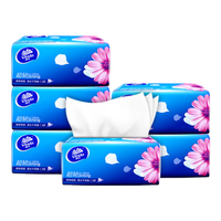 Vinda 维达 抽纸 M码纸巾餐巾纸 卫生纸3层加厚超韧手纸面巾纸实惠箱装 维达M码11抽6包