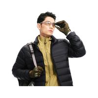 网易严选男式轻型羽绒服秋冬短款轻盈保暖休闲白鸭绒轻薄羽绒服 3D版型轻薄款-黑色 XXL 3D版型升级款-黑色