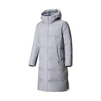 【抗静电】七匹狼羽绒服男冬季户外休闲长款连帽羽绒外套舒适保暖防泼水男装 005(浅灰) 175/96A