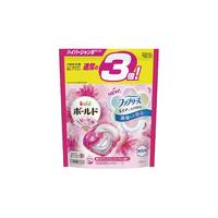 宝洁（P&G）洗衣凝珠洗衣球4D柔顺剂持久留香 玫瑰花香 替换装33颗