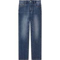 GXG男装 经典蓝色锥形牛仔裤休闲弹力裤子男士长裤 2024秋季 蓝色 170/M