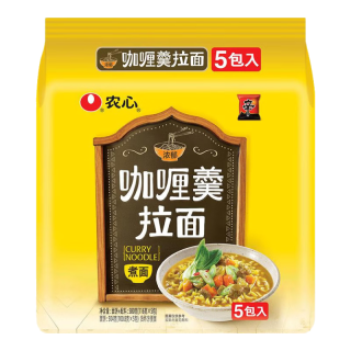 农心 咖喱拉面 方便面 袋面速食零食品 五连包 116g*5包夜宵泡面