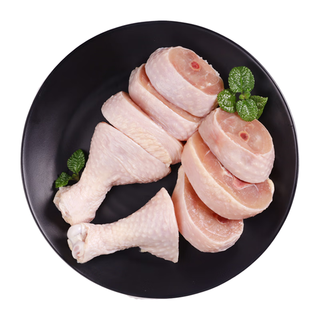 正大 鸡肉 生鲜出口级食材  冷冻 烧烤食材 露营 鸡翅尖1kg*3袋 琵琶腿切块1kg*3+鸡翅尖1kg*1