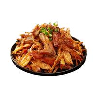 廖记棒棒鸡 川味香辣 手撕兔肉  香辣味 袋装 550g 1袋
