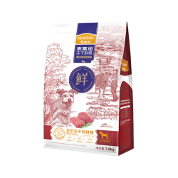 麦富迪 狗粮 冻干鲜粮全价冻干双拼全期犬粮（鲜鸡肉牛肉配方） 1.8kg