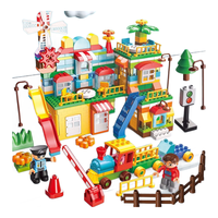 费乐 大颗粒积木 风车小镇