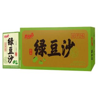惠尔康绿豆沙夏季清凉植物蛋白饮料250ml*16盒整箱绿豆饮品