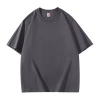 凡客诚品7A抗菌210g重磅柔顺亲肤全棉T恤圆领T恤男休闲 深灰 L