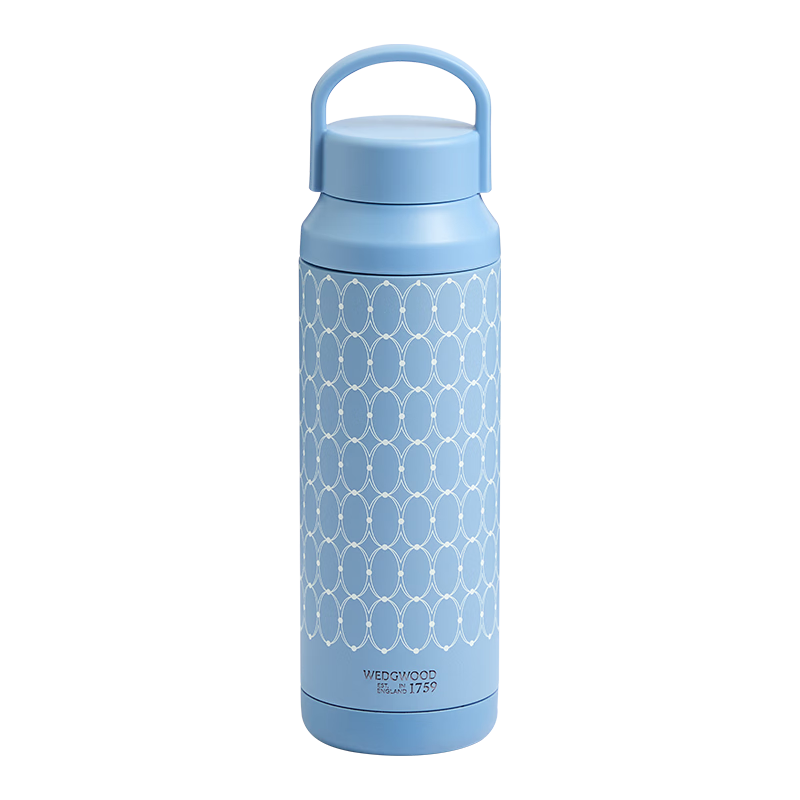 金粉年华蓝色保温瓶500ml