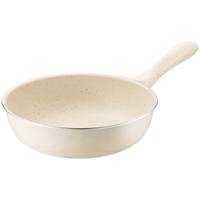爱仕达（ASD）纳米陶瓷新不粘炒锅28cm晶石平底炒煎锅CL28T6WG-D电磁炉明火可用 丨28cm纳米陶瓷新不粘
