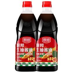 厨邦 生抽酱油 1.02kg*2 酿造酱油