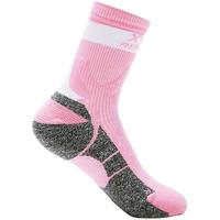 XTEP特步驳速袜国人竞速跑步袜男女士专业马拉松长袜吸汗耐磨竞赛级运动袜 粉红