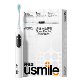 usmile 四区识别分区反馈 电动牙刷  P10PRO冰河白