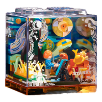 AREA-X大艺术家 盒子积木 拼装玩具 桌面创意摆件 