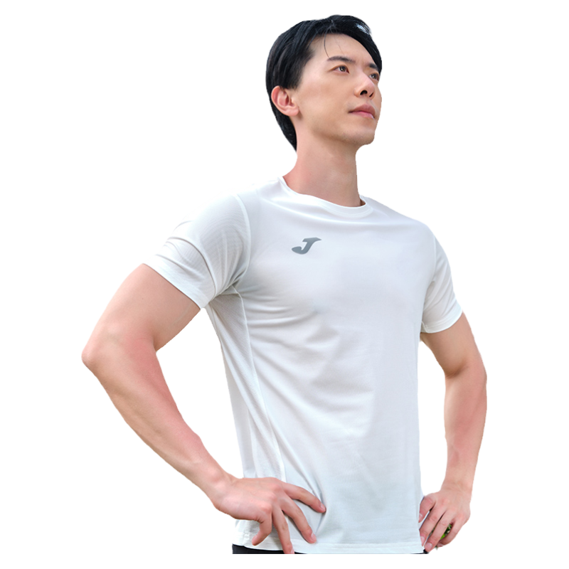  Joma/荷马 速干 男士T恤  S，M，L，XL，2XL，3XL，4XL 白色、黑色、蓝色