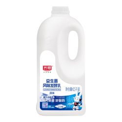 光明 1500g塑料桶装风味酸牛奶