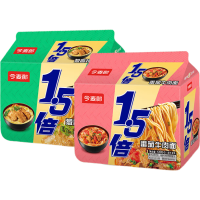 今麦郎 1.5倍方便面 葱香+番茄 共10袋