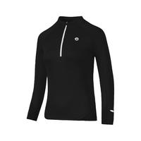 必迈跑步运动健身训练长袖春夏防风慢跑T恤女亲肤保暖速干上衣女