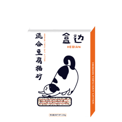 盒边 混合豆腐猫砂 奶香味 2kg