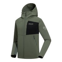 诺诗兰（NORTHLAND）【白桦林】24男女软壳衣保暖抓绒风雪外套徒步NXJEH5501E 【九华】螺青色-男 170