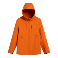 诺诗兰（NORTHLAND）【白桦林】24男女软壳衣保暖抓绒风雪外套徒步NXJEH5501E 【九华】柿橙色-男 180