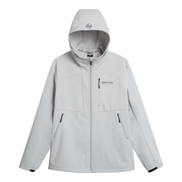 诺诗兰（NORTHLAND）【白桦林】24男女软壳衣保暖抓绒风雪外套徒步NXJEH5501E 【九华】铝灰色-男 180