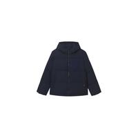 Levi's李维斯24秋季男士简约休闲经典连帽领御寒羽绒服外套 藏蓝色 XL