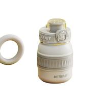 吨吨 BOTTLED JOY 吨吨保温杯王一博316不锈钢大容量吨吨桶车载办公便携男女水杯 王一博+三重防漏+象牙白 0.35L