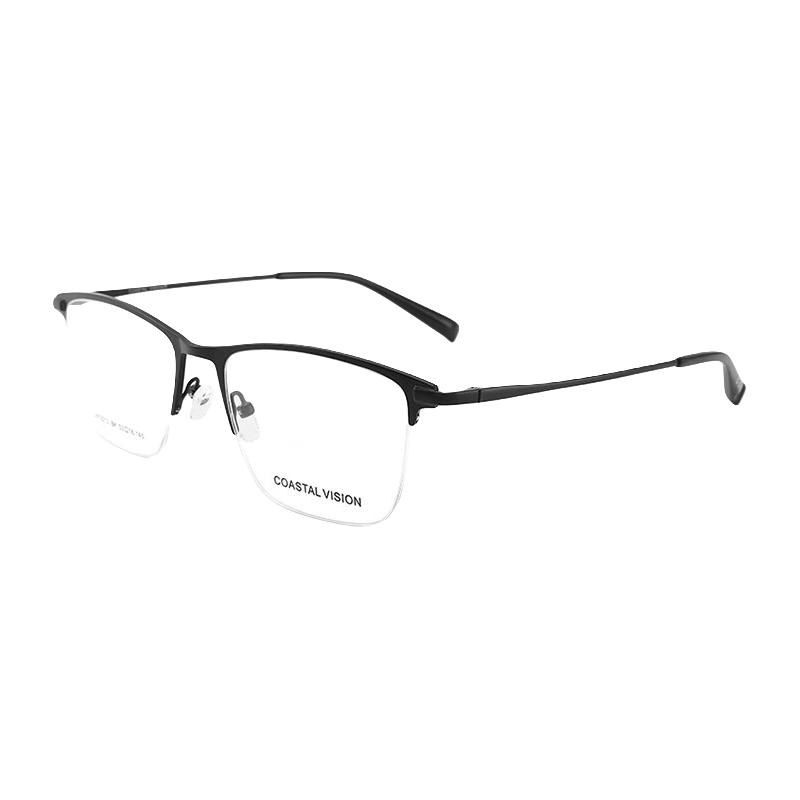  essilor/依视路 非球面 近视镜  黑色 1.56