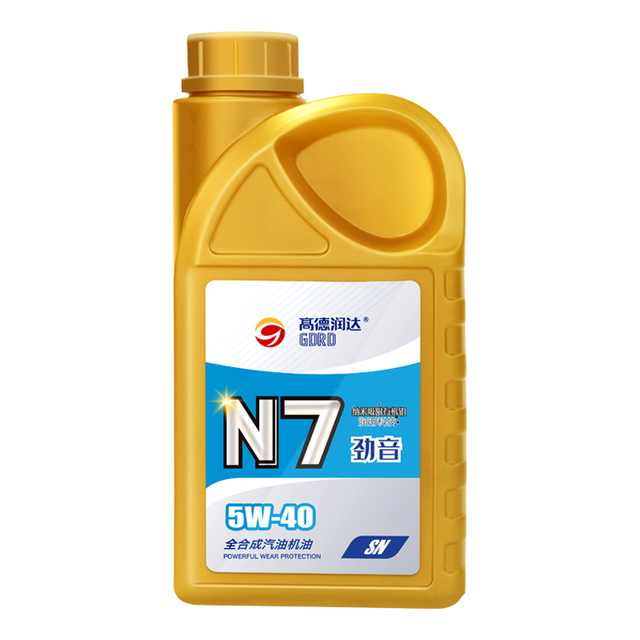 高德润达 机油全合成机油 汽车保养汽机油润滑油 N7系列 SN级 5w-40  1L  全合成SN级5W-40
