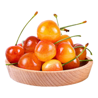 颜曼箐黄蜜樱桃车厘子 【JD/多地次日达】山东/大连大樱桃黄水晶 2斤(净重) A+级 品质果