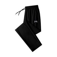  JEANSWEST/真维斯 速干 男士休闲长裤  XL （100-120斤） 黑色 印花山系列