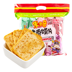 米多奇 烤馍片40g*10包 休闲零食馒头片 早餐食品饼干多口味
