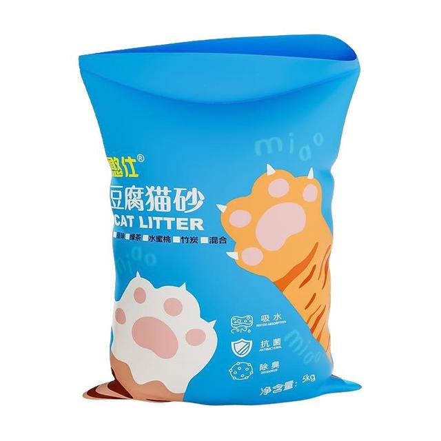 艾格辰 豆腐猫砂10斤除臭结团