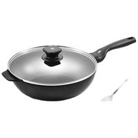 WMF福腾宝不粘锅平底锅炒锅炒菜锅电磁炉银彩Pro煎炒锅30cm厨房好物 银彩Pro系列不粘煎锅含锅铲 30cm