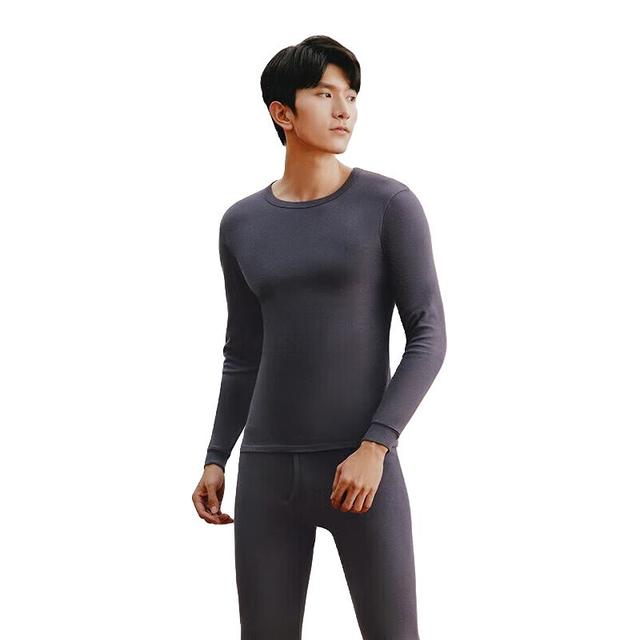 三枪 重磅194g保暖内衣 100% 新疆纯棉 抗静电 2件装