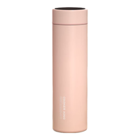 炊大皇保温杯 316L医用级不锈钢茶水分离商务便携智能保温杯 粉色 490ml 316L淡樱粉智能显温490ml